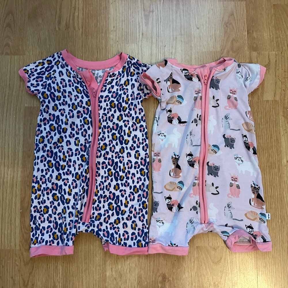 Little Sleepies 12-18 month shorty bundle